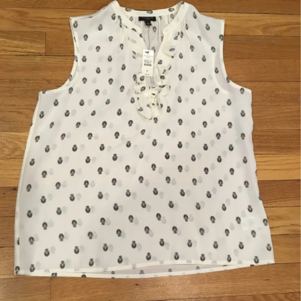 Talbots sleeveless top